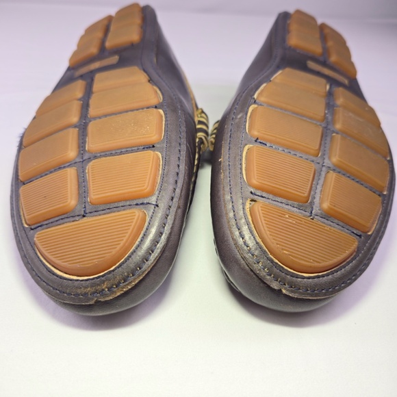 Allen Edmonds Daytona Mens 13B Daytona Gray Leather Driving Penny Loafer 50431 - Picture 13 of 14